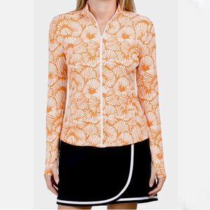 Tommy Bahama Tropical Palm Golf Tennis Full Zip Jacket